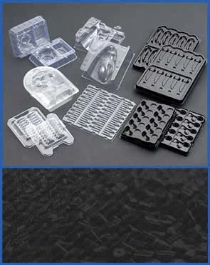 Thermoformed plastic parts shown at HOPU
